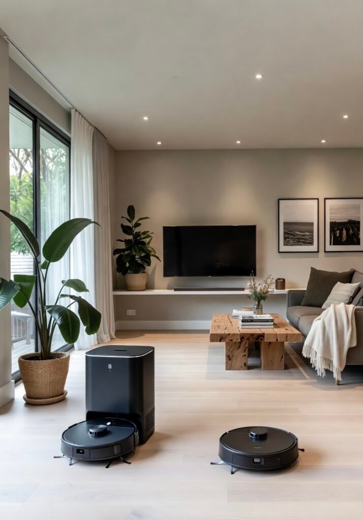 eco friendly vacuums in livingroom